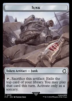 Robot // Junk Double-Sided Token - MTG Cards Shop - Image 2