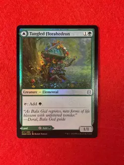 Tangled Florahedron / Tangled Vale - Foil - Zendikar Rising - Magic - MTG - Image 1