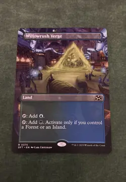 MTG Willowrush Verge (Borderless) Aetherdrift Regular - Image 1