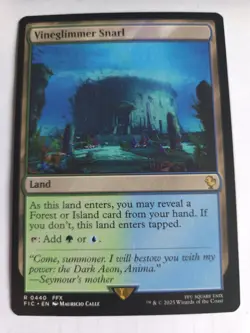 MTG - Vineglimmer Snarl - Commander: Final Fantasy - Regular - R - 0440 - NM - Image 1