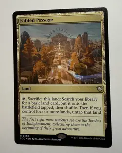 Fabled Passage #130 (NM) Commander: Secrets of Strixhaven SOC Magic MTG - Image 1
