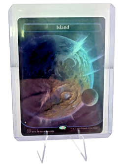 Island (492) (Borderless) (Galaxy Foil) Unfinity Foil - Image 1