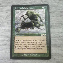 MTG Survival of the Fittest Exodus Rare Enchantment MP Reserved List 129/143 - Image 1