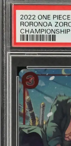 PSA10 Zoro Championship CS Promo One Piece Card ST01 013 Limited Rare - Image 3