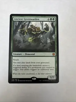 Ancient Greenwarden - ZNR 178/280 - Regular Lightly Played - Image 1