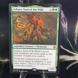 Magic the Gathering - Ashaya, Soul of the Wild - 179 Mythic Zendikar Rising LP - Image 1