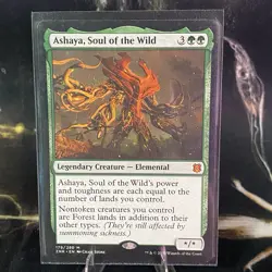 Magic the Gathering - Ashaya, Soul of the Wild - 179 Mythic Zendikar Rising LP - Image 3