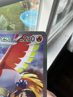 Ethan's Ho-Oh ex SAR 086/063 sv9a Heat Wave Arena Pokemon Card Japanese - Image 5