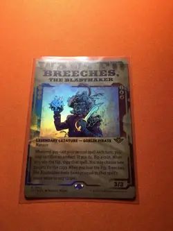 MTG Magic The Gathering Breeches, The Blastmaker Foil OTJ Rare Showcase Pirate - Image 1
