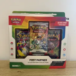 Pokemon First Partner Illustration Collection Series 1, Mega Evolution, Sealed - Image 1