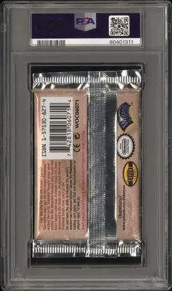 1999 WOTC Pokemon Unlimited Fossil Booster Foil Pack (Lapras) PSA 8 LIKELY HEAVY - Image 2