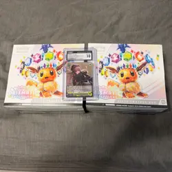 2 Pokemon Prismatic Evolutions Elite Trainer Box ETB Sealed w/ CGC 10 Rapi SR - Image 1