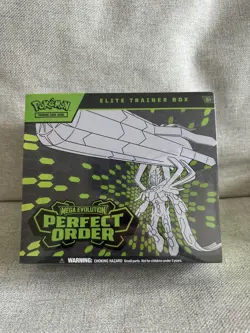 Pokemon TCG Perfect Order ETB Elite Trainer Box DAMAGED SEALED - Image 1