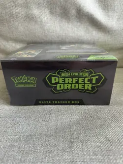 Pokemon TCG Perfect Order ETB Elite Trainer Box DAMAGED SEALED - Image 5