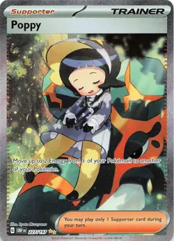 POKEMON Poppy #227/197 Holofoil SV03: Obsidian Flames NM - Image 1