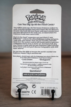 Pokemon Fossil Booster Blister Pack Lapras Artwork 1999 WOTC Sealed-READ Desc. - Image 2