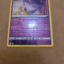 Pokemon Gengar 066/196 Swsh11: Lost Origin Reverse Holo NM TCG CCG - Image 5
