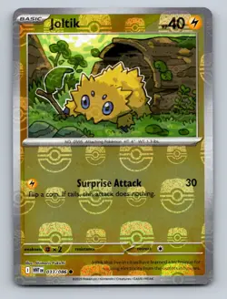 Pokemon TCG Joltik (Master Ball Pattern) Holo Common SV: White Flare 033/086 - Image 1