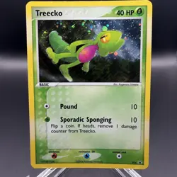 Pokemon Treecko 016 Black Star Holo Promo Nintendo 2004 Ex Deck Tin NM condition - Image 1