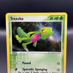 Pokemon Treecko 016 Black Star Holo Promo Nintendo 2004 Ex Deck Tin NM condition - Image 2