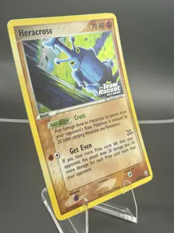 Pokemon Heracross 43/109 Team Rocket Returns Reverse Holo Uncommon 70 HP Basic - Image 2
