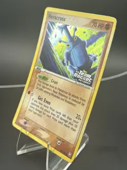 Pokemon Heracross 43/109 Team Rocket Returns Reverse Holo Uncommon 70 HP Basic - Image 3