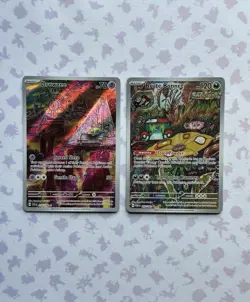 Pokemon TCG Lot Of 2 Full Arts, Drowzee 210 & Brute Bonnet 207 Komiya, SV:01 - Image 1