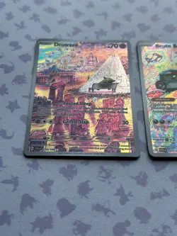 Pokemon TCG Lot Of 2 Full Arts, Drowzee 210 & Brute Bonnet 207 Komiya, SV:01 - Image 2