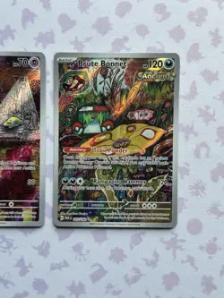 Pokemon TCG Lot Of 2 Full Arts, Drowzee 210 & Brute Bonnet 207 Komiya, SV:01 - Image 5