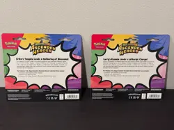 Pokemon TCG Ascended Heroes Erika Tangela + Larry Komala Blister Pair Lot - Image 2