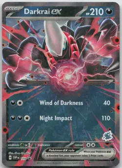 Darkrai ex (Darkrai) 110 Holo Holo Rare Battle Academy 2024 Pokemon Near Mint - Image 1