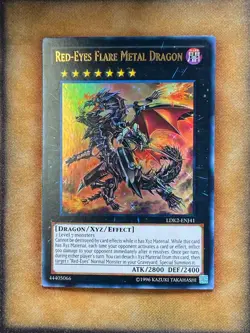 Yugioh Red-Eyes Flare Metal Dragon LDK2-ENJ41 Ultra Rare NM - Image 1