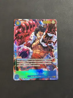 Monkey.D.Luffy OP11-118 SEC Alt Art ONE PIECE A Fist of Divine Speed ENGLISH - Image 2