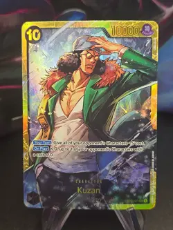 Kuzan OP02-121 SEC - One Piece TCG - English NM Near-Mint Secret Rare Foil - Image 1