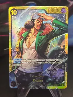 Kuzan OP02-121 SEC - One Piece TCG - English NM Near-Mint Secret Rare Foil - Image 2