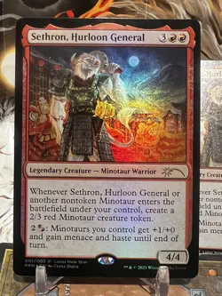 MTG | Sethron, Hurloon General [Year of the Ox 2021] ✨FOIL✨ - Image 1