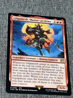 ** Gilgamesh, Master-at-Arms ** [NM] Final Fantasy MTG Magic Commander 0139 - Image 1