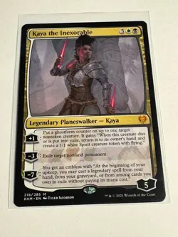 Kaya the Inexorable Kaldheim Regular Magic The Gathering NM MTG - Image 1