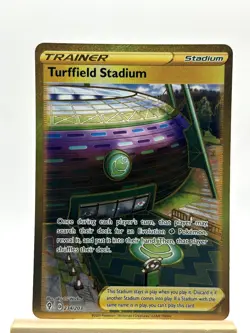 Turffield Stadium 234/203 Secret Rare Evolving Skies Pokemon Near Mint - Image 1