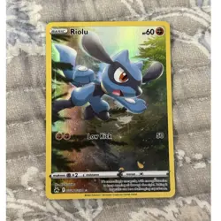 Riolu GG26/GG70 Crown Zenith Galarian Gallery Ultra Rare Holo Full Art 60 HP - Image 1