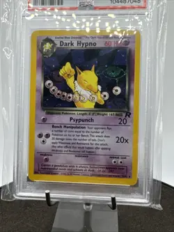 2000 POKEMON ROCKET #9 DARK HYPNO-HOLO PSA NM-MT 8 - Image 5