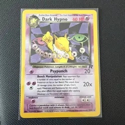Dark Hypno Team Rocket Rare Holo 9/82 Pokemon TCG WOTC MP - Image 1