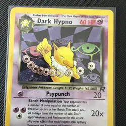 Dark Hypno Team Rocket Rare Holo 9/82 Pokemon TCG WOTC MP - Image 4