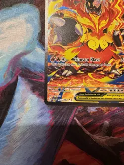 Pokemon ME: Ascended Heroes Mega Emboar ex 273/217 Special Illustration Rare SIR - Image 2