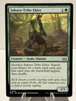 Sakura-Tribe Elder 194 C Commander: Duskmourn: House of Horror NM MTG - Image 1