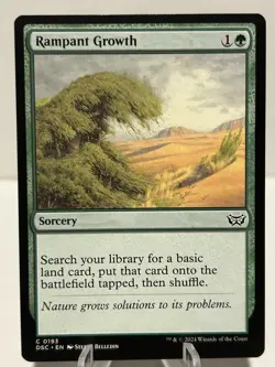 Rampant Growth 193 C Commander: Duskmourn: House of Horror NM MTG - Image 1