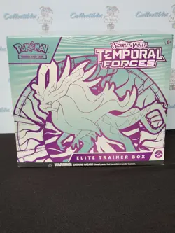 Pokemon Scarlet And Violet Temporal Forces Elite Trainer Box Sealed - Image 1