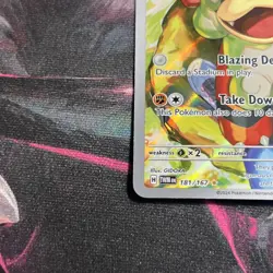 Hisuian Growlithe Illustration Rare Pokemon Twilight Masquerade 181/167 NM+ - Image 4