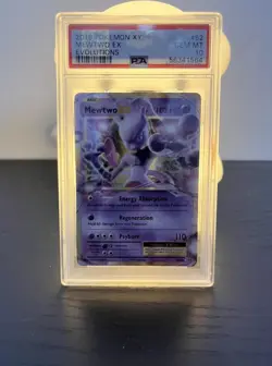 2016 Pokemon XY Evolutions Mewtwo EX 52/108 PSA 10 (Gem Mint) - Image 1
