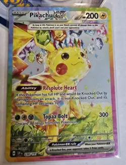 Pokemon TCG Pikachu EX 238/191 Sir Surging Sparks Near Mint English Edition - Image 1